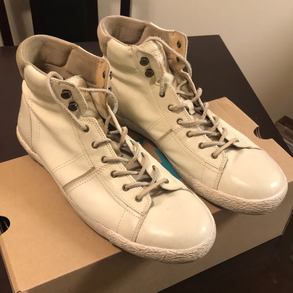 Frye High Top Premium Leather Sneaker